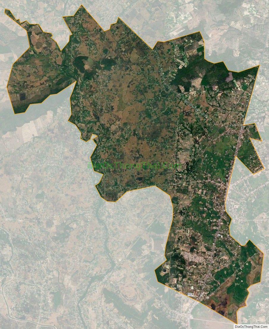 Bản đồ vệ tinh xã Ninh An, thị xã Ninh Hòa