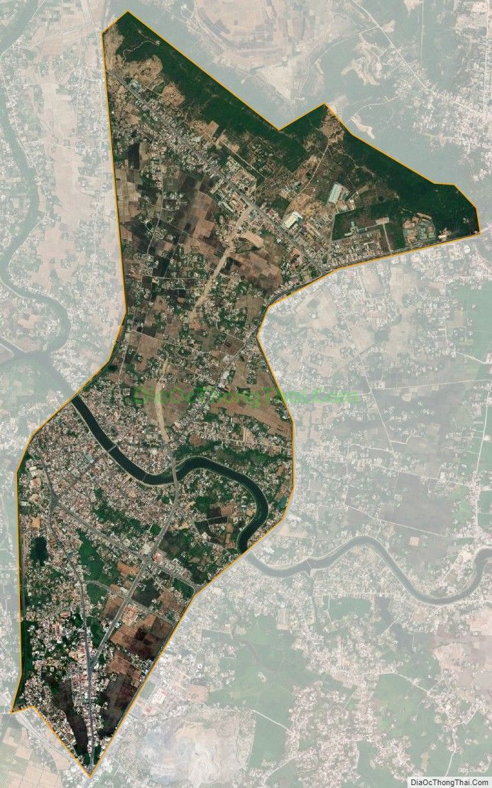 Bản đồ vệ tinh phường Ninh Hiệp, thị xã Ninh Hòa