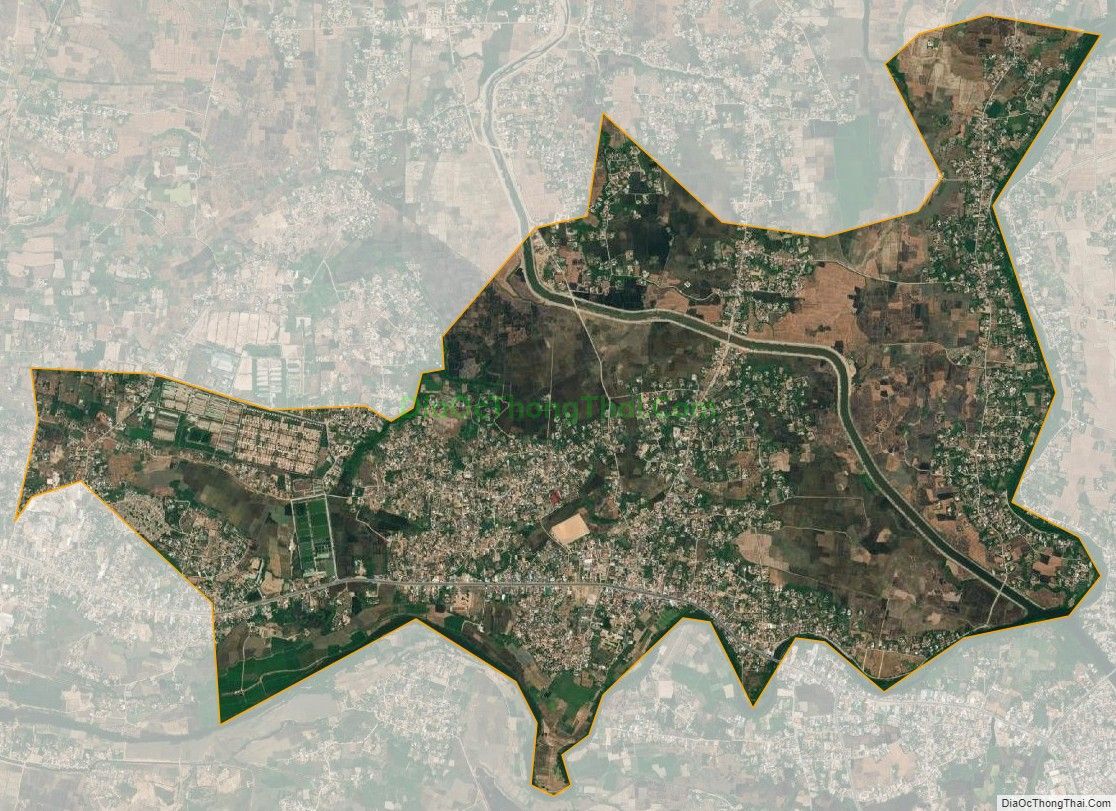 Bản đồ vệ tinh xã Ninh Phụng, thị xã Ninh Hòa