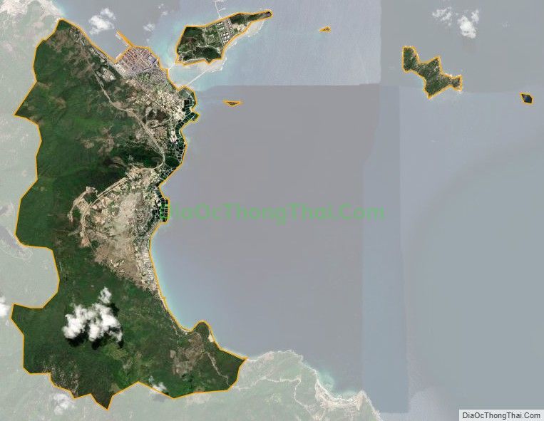 Bản đồ vệ tinh xã Ninh Phước, thị xã Ninh Hòa