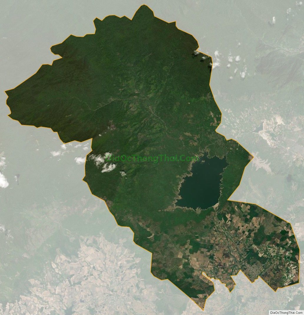 Bản đồ vệ tinh xã Ninh Sơn, thị xã Ninh Hòa