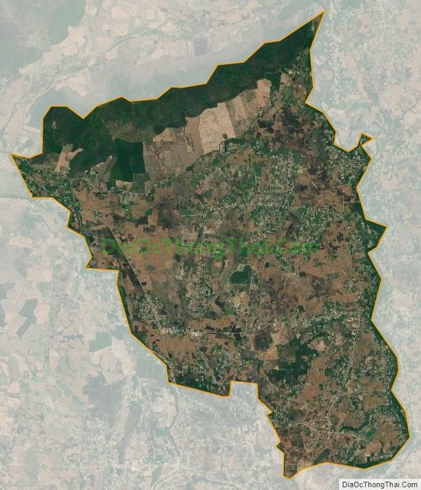 Bản đồ vệ tinh xã Ninh Trung, thị xã Ninh Hòa