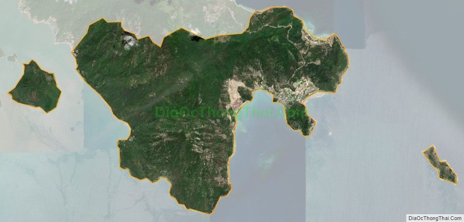 Bản đồ vệ tinh xã Ninh Vân, thị xã Ninh Hòa