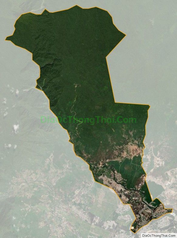 Bản đồ vệ tinh xã Vạn Bình, huyện Vạn Ninh