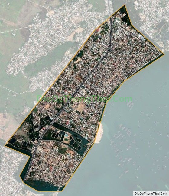 Bản đồ vệ tinh Thị trấn Vạn Giã, huyện Vạn Ninh