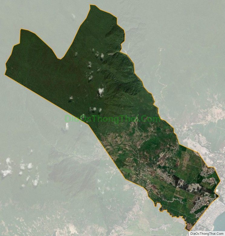 Bản đồ vệ tinh xã Vạn Phú, huyện Vạn Ninh