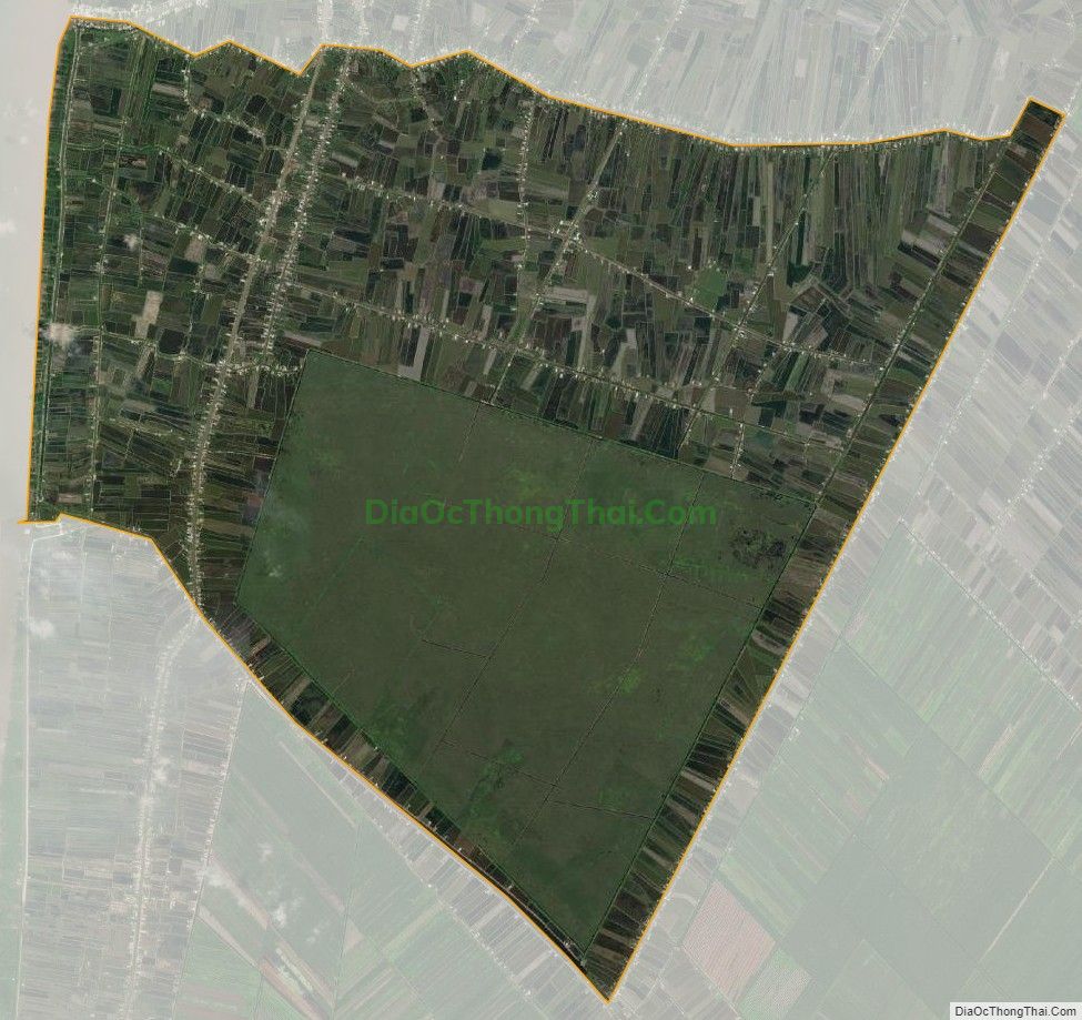 Bản đồ vệ tinh xã Vân Khánh Tây, huyện An Minh