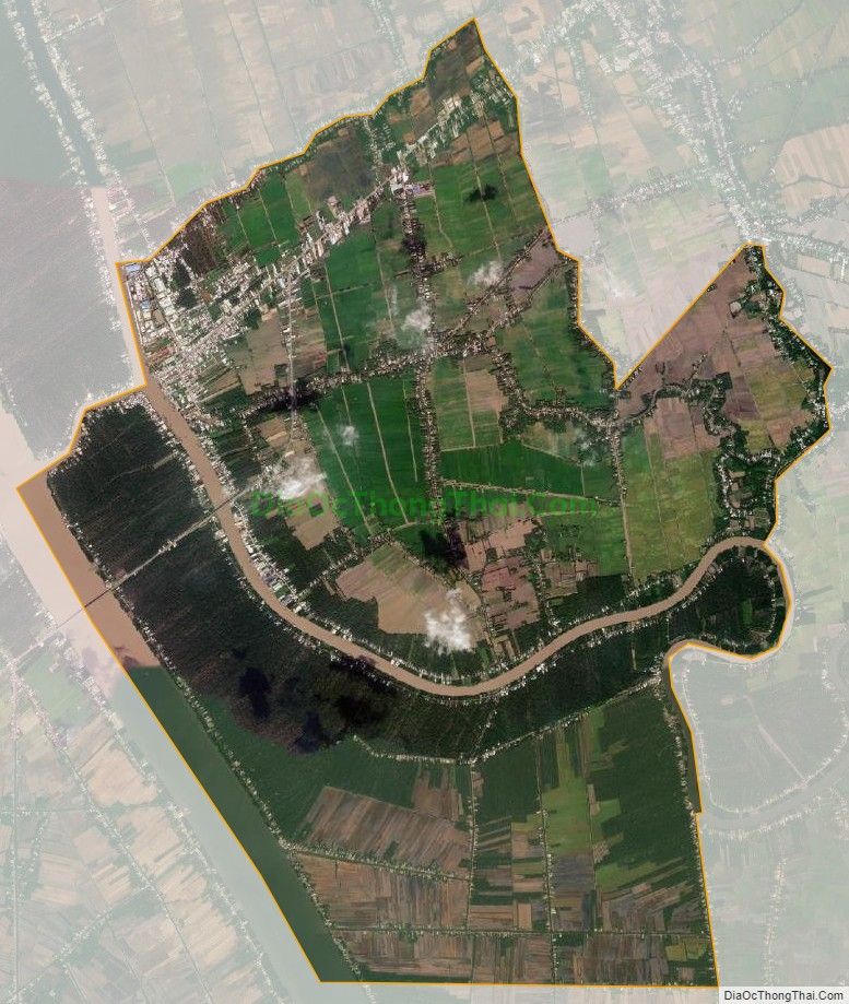 Bản đồ vệ tinh xã Bình An, huyện Châu Thành