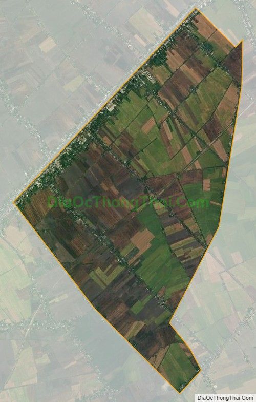 Bản đồ vệ tinh xã Mong Thọ, huyện Châu Thành