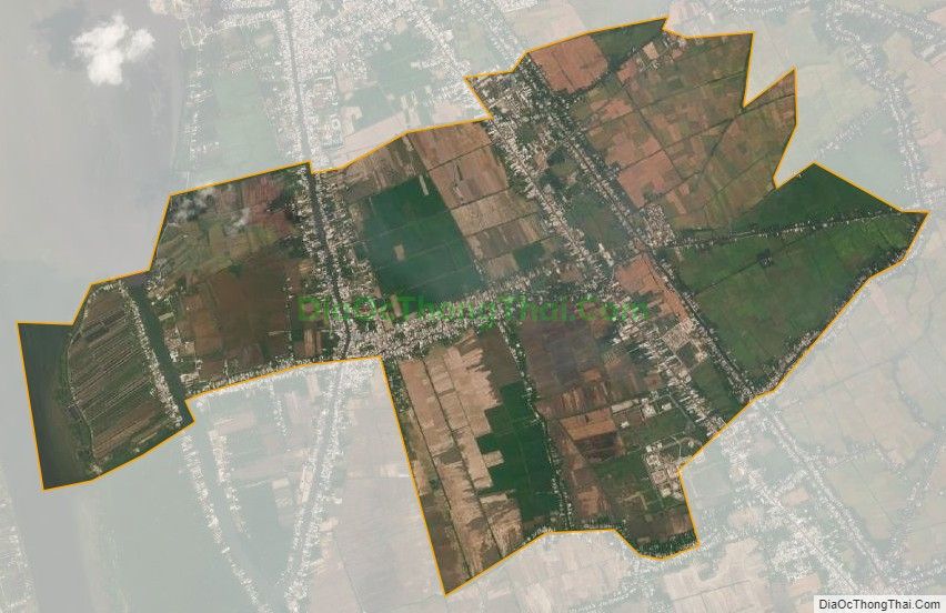 Bản đồ vệ tinh xã Vĩnh Hòa Hiệp, huyện Châu Thành