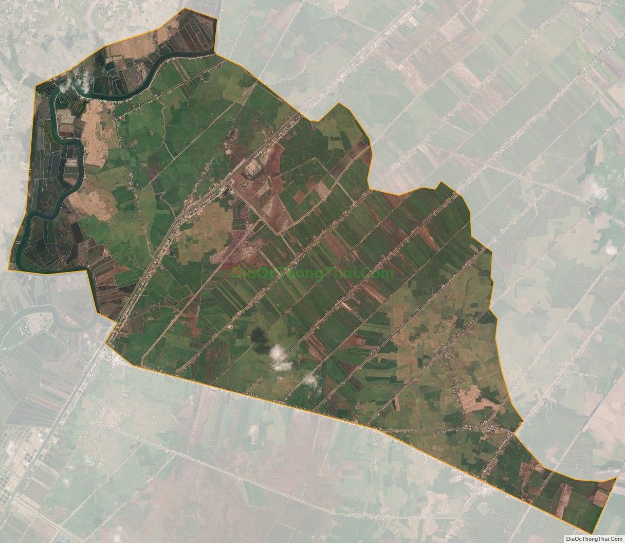 Bản đồ vệ tinh xã Phú Lợi, huyện Giang Thành