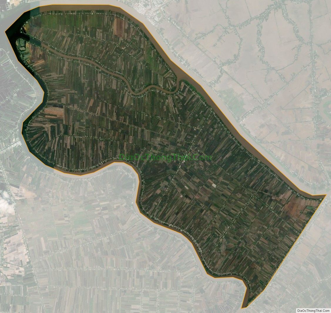 Bản đồ vệ tinh xã Vĩnh Phước A, huyện Gò Quao
