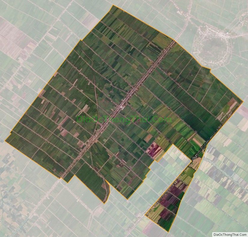 Bản đồ vệ tinh xã Mỹ Hiệp Sơn, huyện Hòn Đất