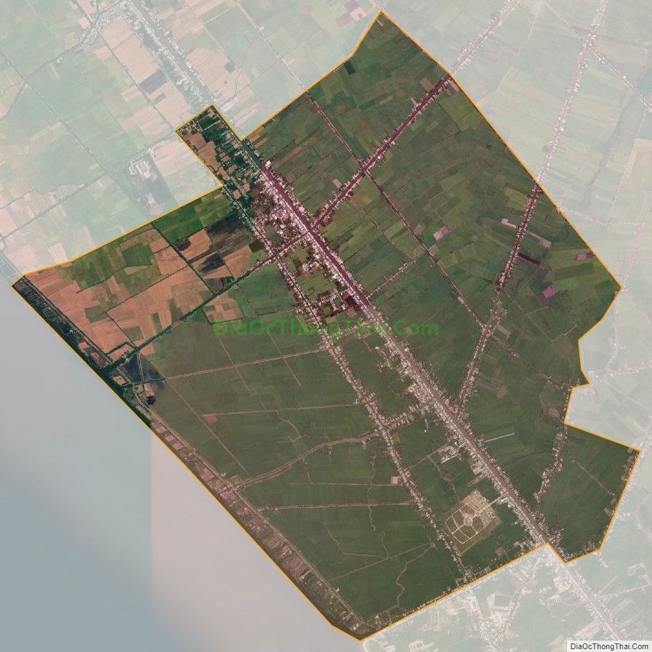 Bản đồ vệ tinh xã Mỹ Lâm, huyện Hòn Đất