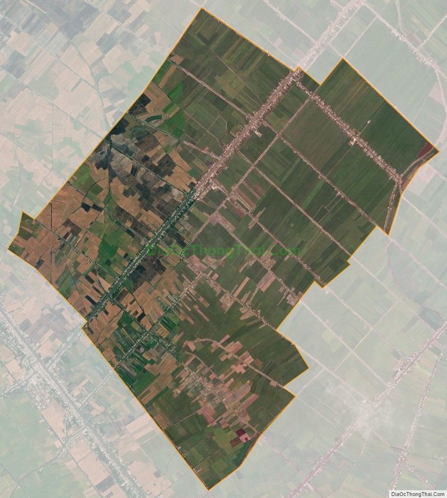 Bản đồ vệ tinh xã Mỹ Thuận, huyện Hòn Đất
