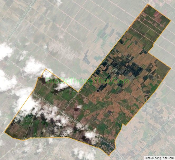 Bản đồ vệ tinh xã Sơn Kiên, huyện Hòn Đất