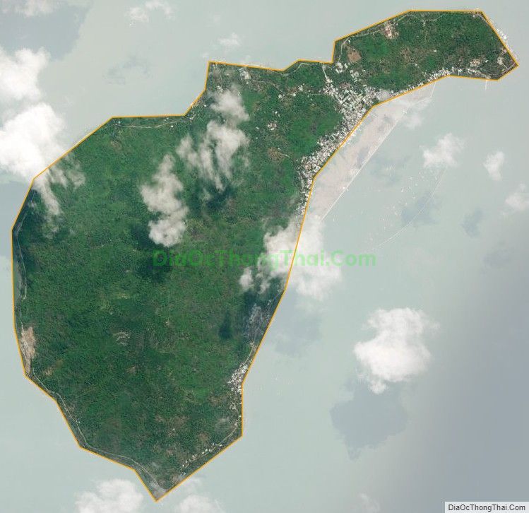 Bản đồ vệ tinh xã Hòn Tre, huyện Kiên Hải