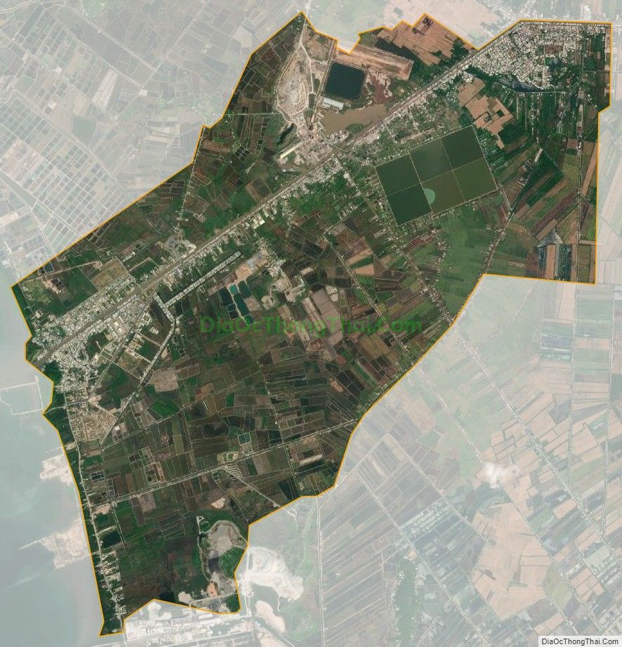 Bản đồ vệ tinh Thị trấn Kiên Lương, huyện Kiên Lương