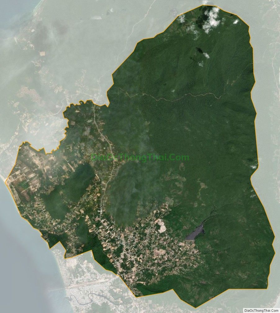 Bản đồ vệ tinh xã Cửa Dương, thành phố Phú Quốc