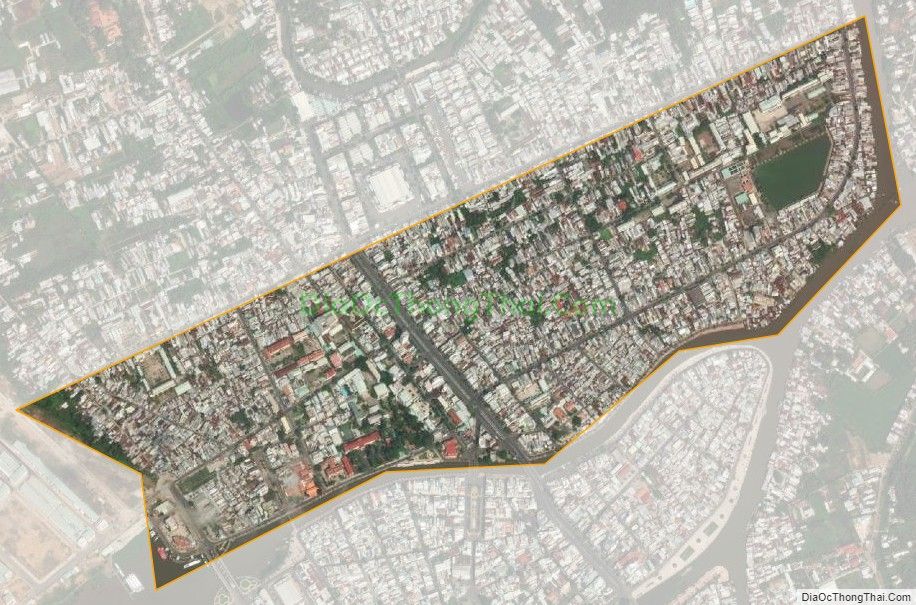 Bản đồ vệ tinh phường Vĩnh Thanh, thành phố Rạch Giá