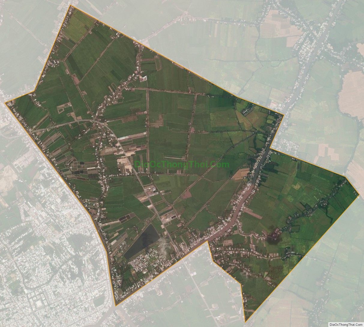 Bản đồ vệ tinh phường Vĩnh Thông, thành phố Rạch Giá