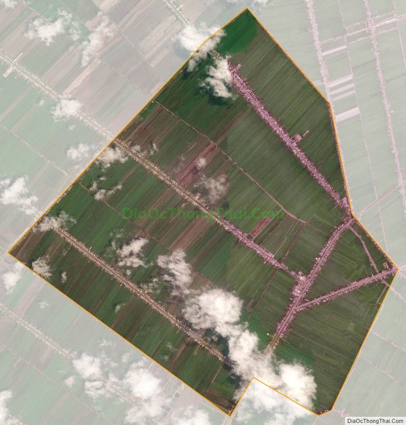 Bản đồ vệ tinh xã Thạnh Đông B, huyện Tân Hiệp
