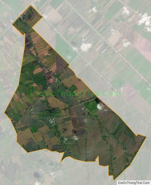 Bản đồ vệ tinh xã Thạnh Trị, huyện Tân Hiệp