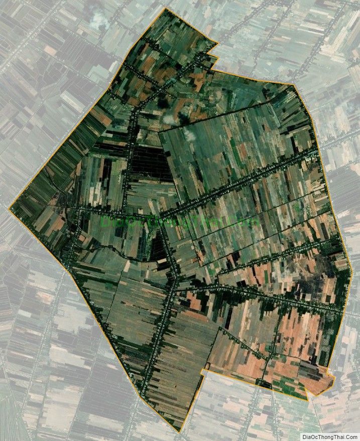 Bản đồ vệ tinh xã Vĩnh Hòa, huyện U Minh Thượng