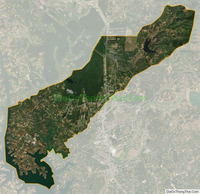 Bản đồ vệ tinh xã Đắk Mar, huyện Đăk Hà
