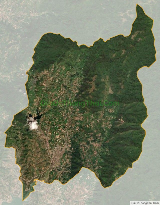 Bản đồ vệ tinh xã Đắk Ui, huyện Đăk Hà
