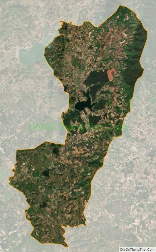 Bản đồ vệ tinh xã Ngok Wang, huyện Đăk Hà