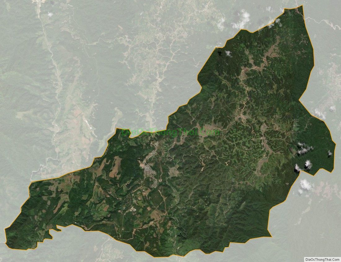 Bản đồ vệ tinh xã Đắk Long (cũ), huyện Kon Plông