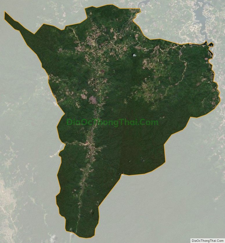 Bản đồ vệ tinh xã Đắk Ring, huyện Kon Plông