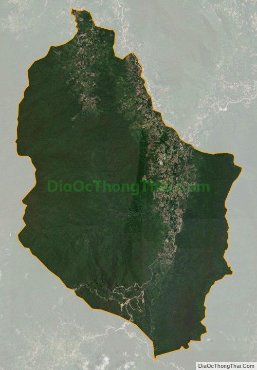 Bản đồ vệ tinh xã Ngok Tem, huyện Kon Plông