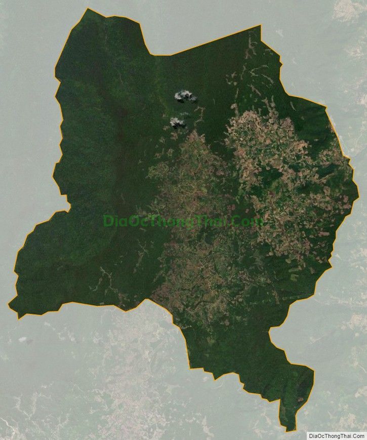 Bản đồ vệ tinh xã Pờ Ê, huyện Kon Plông