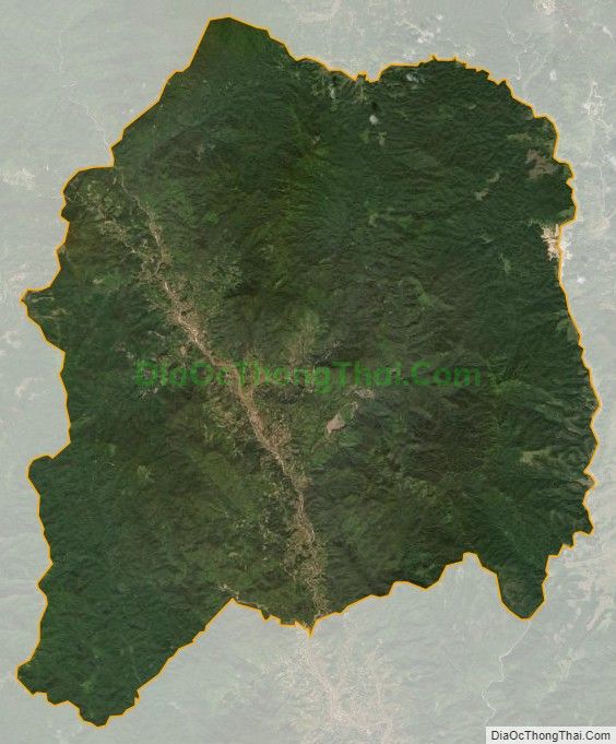 Bản đồ vệ tinh xã Đắk Kôi, huyện Kon Rẫy