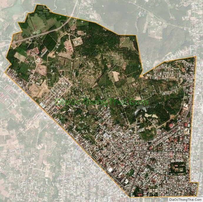 Bản đồ vệ tinh phường Duy Tân, thành phố Kon Tum