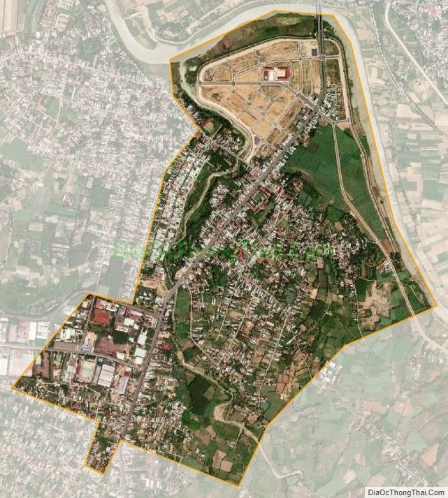 Bản đồ vệ tinh phường Lê Lợi, thành phố Kon Tum