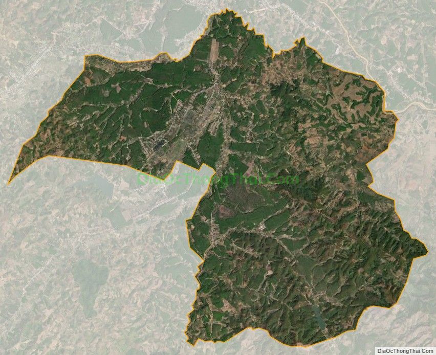 Bản đồ vệ tinh xã Đắk Kan, huyện Ngọc Hồi