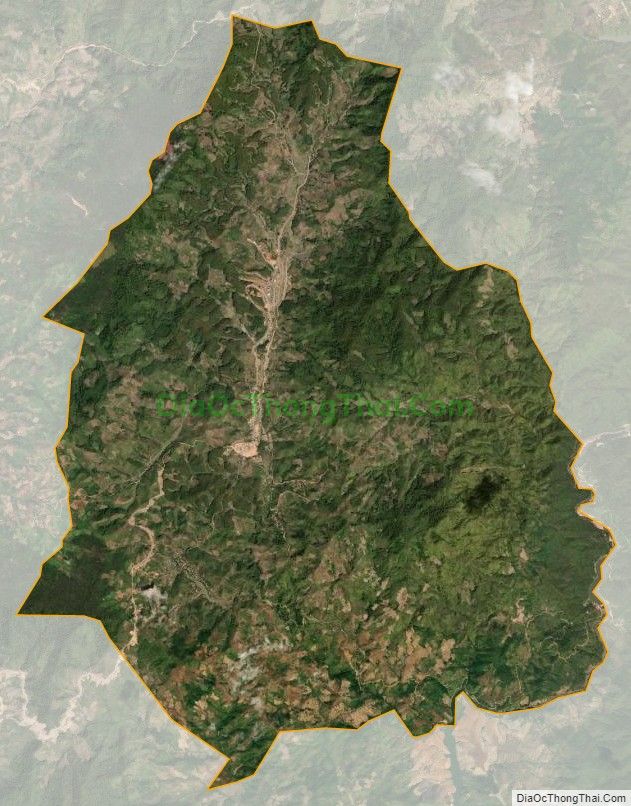Bản đồ vệ tinh xã Đắk Hà, huyện Tu Mơ Rông