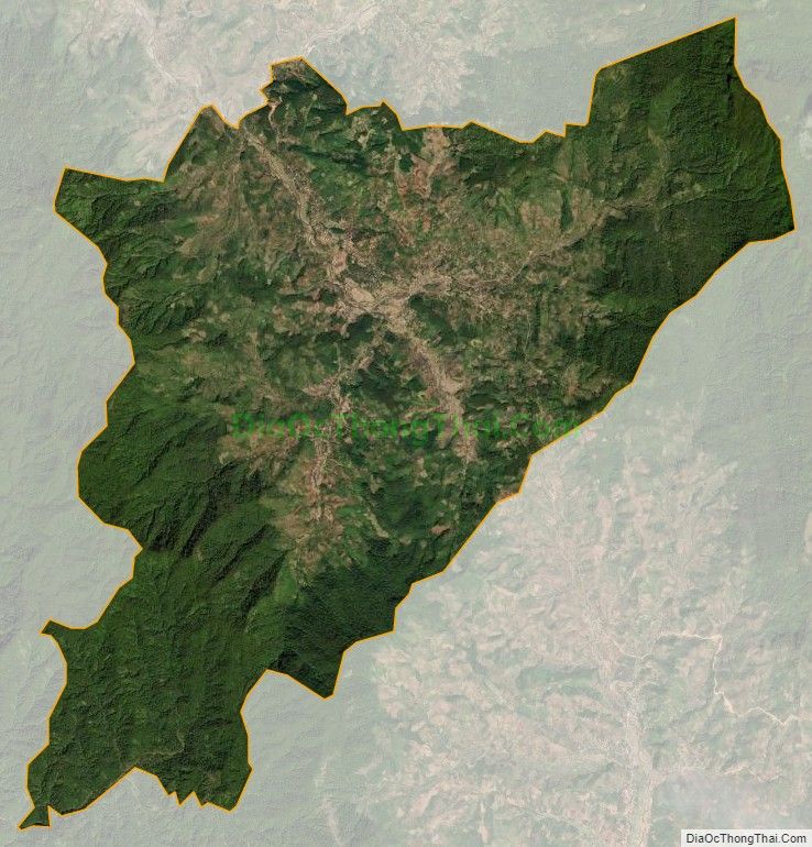 Bản đồ vệ tinh xã Đắk Sao, huyện Tu Mơ Rông
