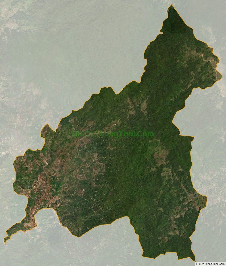 Bản đồ vệ tinh xã Ngọc Yêu, huyện Tu Mơ Rông