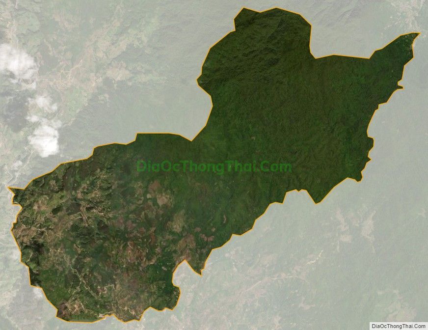 Bản đồ vệ tinh xã Văn Xuôi, huyện Tu Mơ Rông