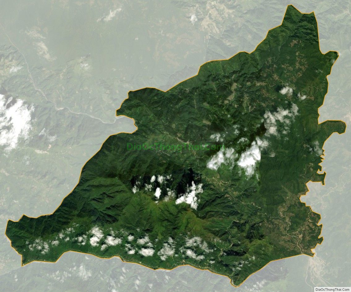 Bản đồ vệ tinh xã Ka Lăng, huyện Mường Tè