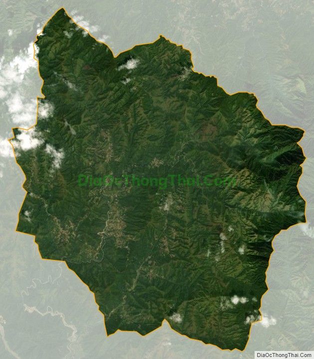Bản đồ vệ tinh xã Pa Ủ, huyện Mường Tè