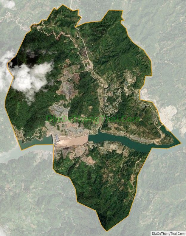 Bản đồ vệ tinh Thị trấn Nậm Nhùn, huyện Nậm Nhùn