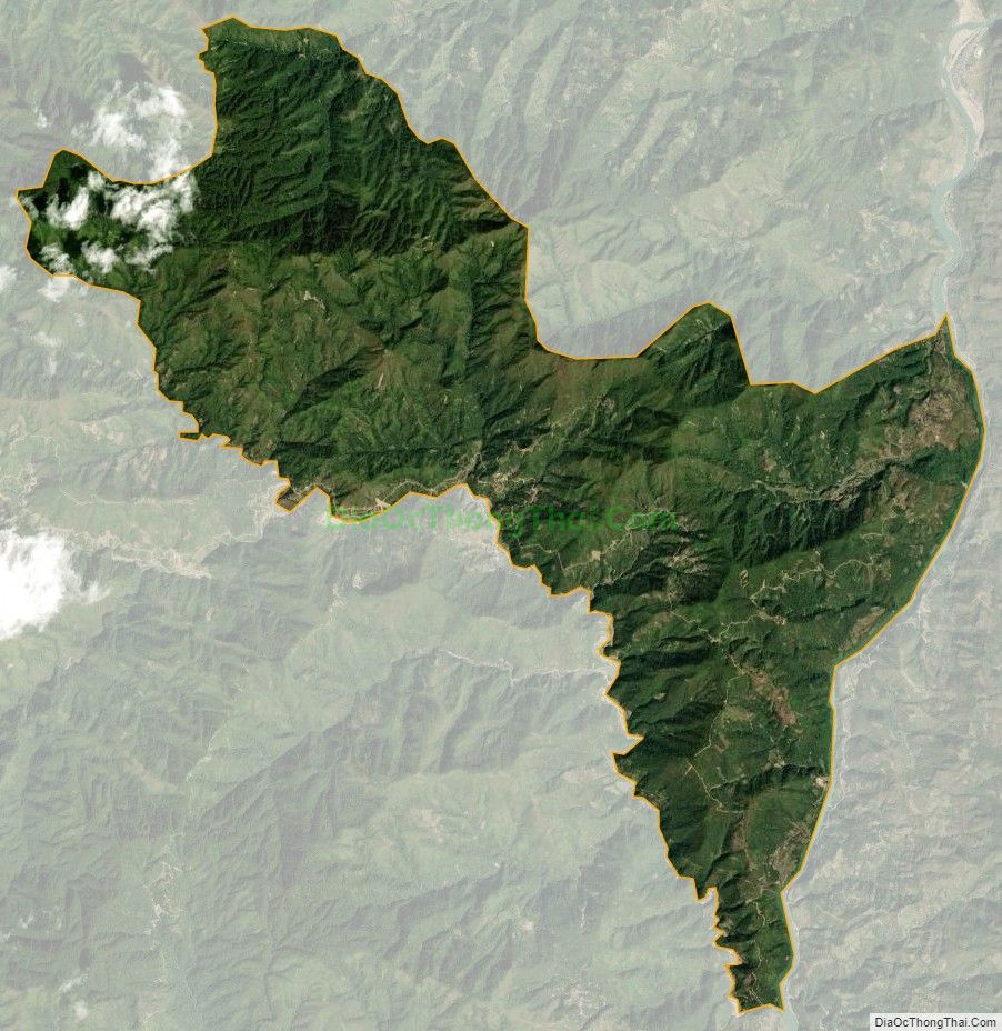 Bản đồ vệ tinh xã Trung Chải, huyện Nậm Nhùn