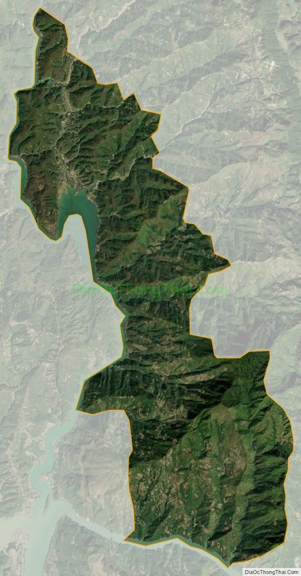 Bản đồ vệ tinh xã Chăn Nưa, huyện Sìn Hồ
