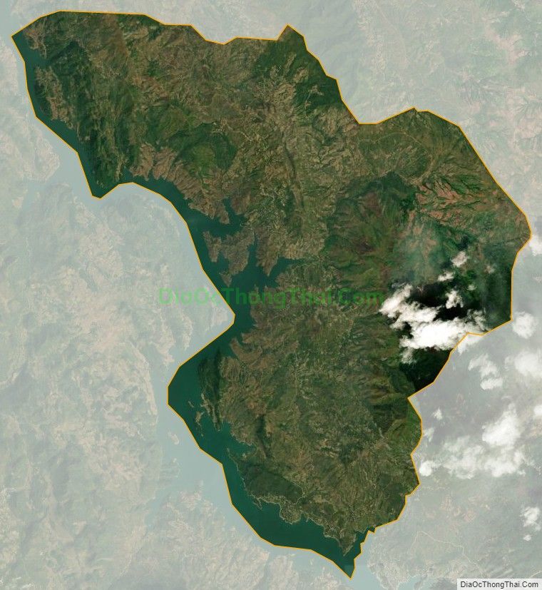 Bản đồ vệ tinh xã Nậm Hăn, huyện Sìn Hồ