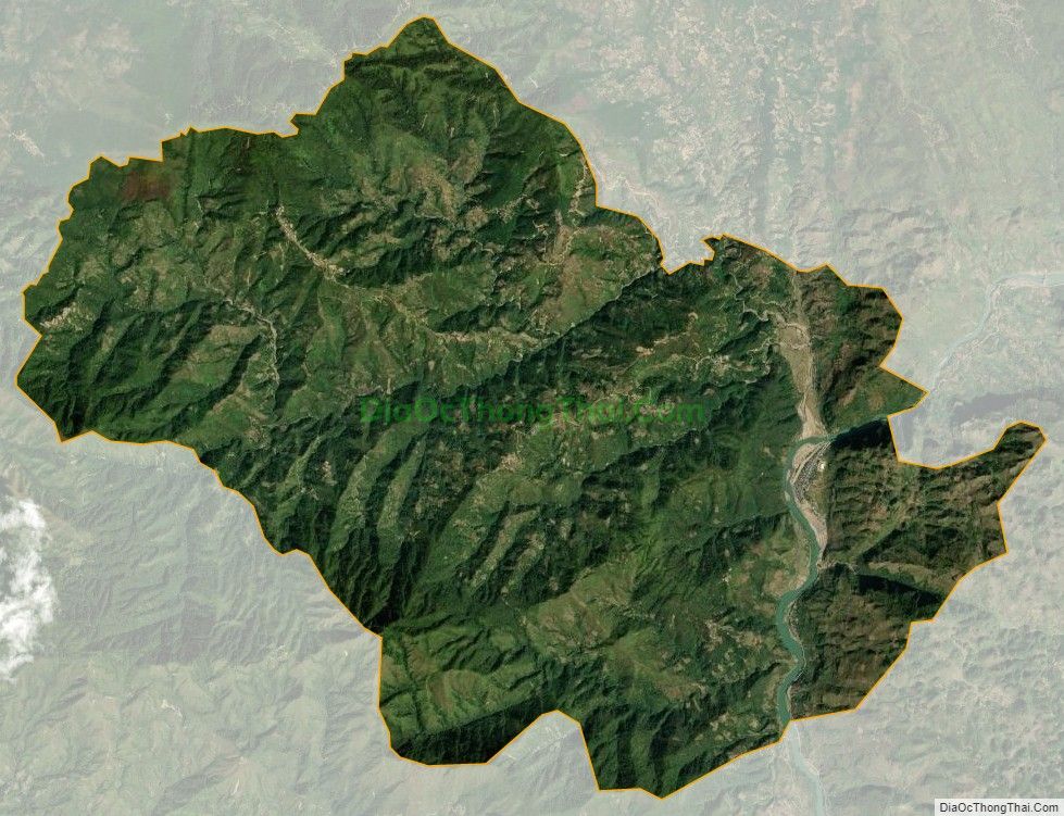 Bản đồ vệ tinh xã Pa Tần, huyện Sìn Hồ